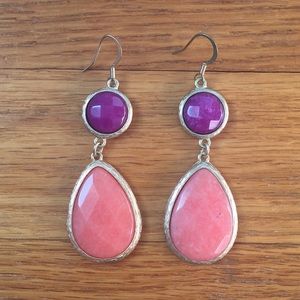 Express jewel drop earrings